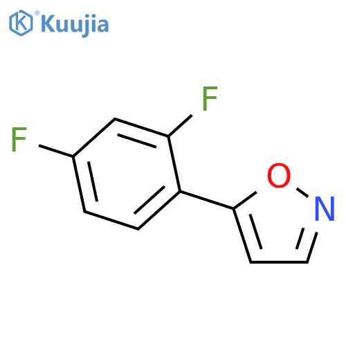 5-(2,4-Difluorophenyl)isoxazole structure