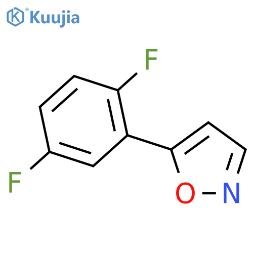 5-(2,5-Difluorophenyl)isoxazole structure