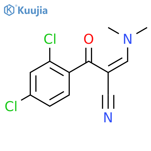 2-(2,4-Dichlorobenzoyl)-3-(dimethylamino)acrylonitrile structure