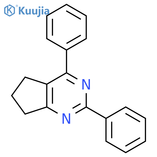 5H-Cyclopentapyrimidine, 6,7-dihydro-2,4-diphenyl- structure