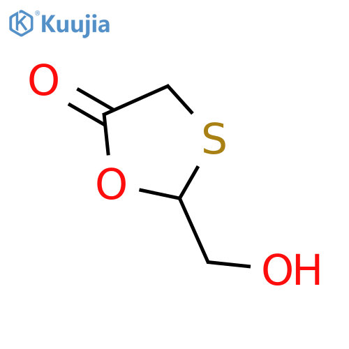 2-(Hydroxymethyl)-1,3-oxathiolan-5-one structure
