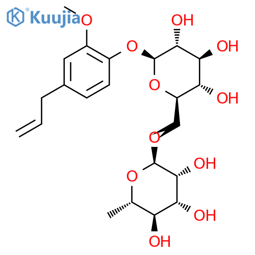 Eugenol rutinoside structure