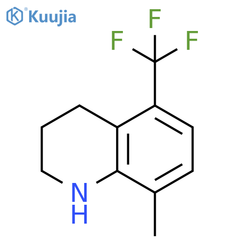 8-METHYL-5-(TRIFLUOROMETHYL)-1,2,3,4-TETRAHYDROQUINOLINE structure