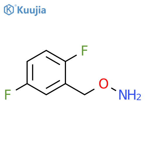 O-(2,5-difluorophenyl)methylhydroxylamine structure
