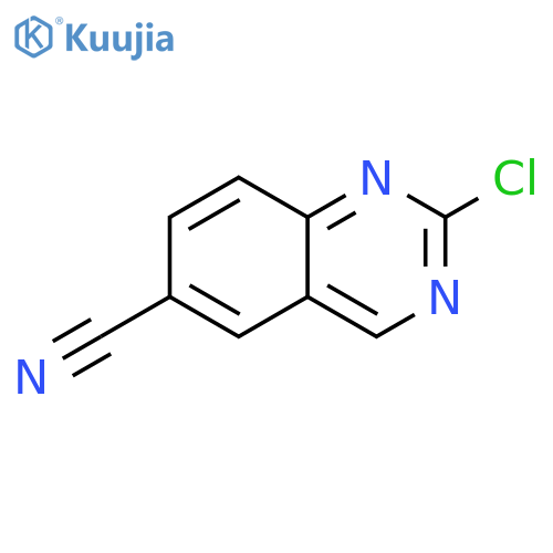 2-chloroquinazoline-6-carbonitrile structure