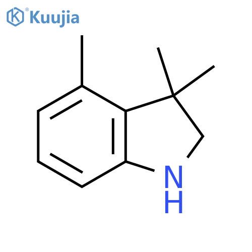 3,3,4-Trimethylindoline structure