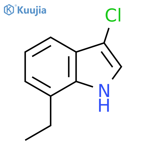 1H-Indole, 3-chloro-7-ethyl- structure