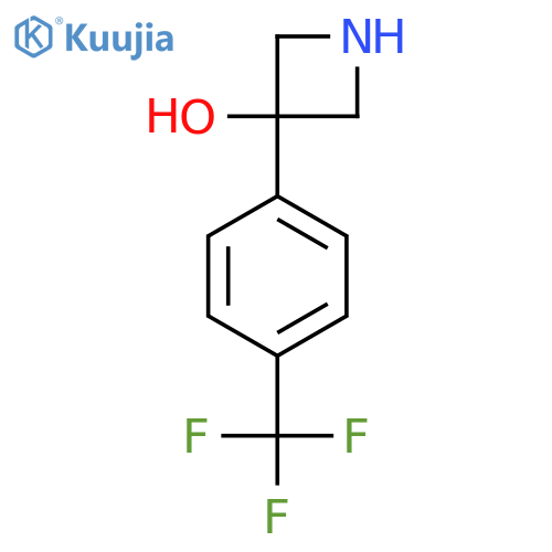 3-[4-(Trifluoromethyl)phenyl]azetidin-3-ol structure