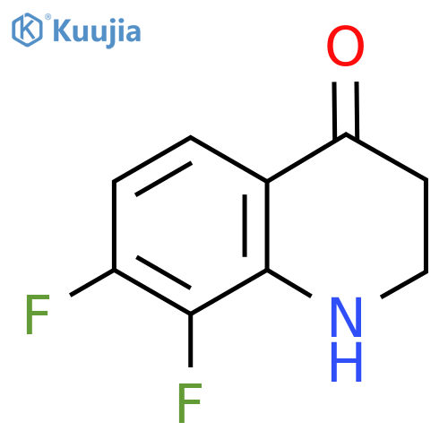 7,8-Difluoro-2,3-dihydroquinolin-4(1H)-one structure