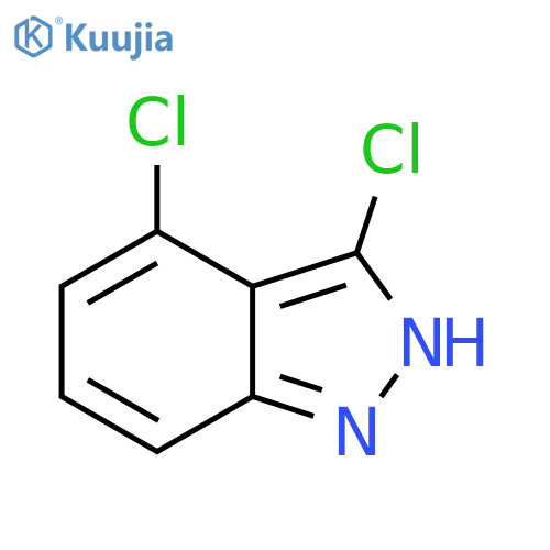 3,4-Dichloro-1H-indazole structure