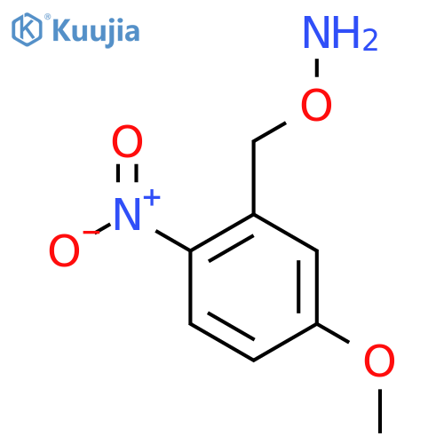 O-(5-methoxy-2-nitrophenyl)methylhydroxylamine structure