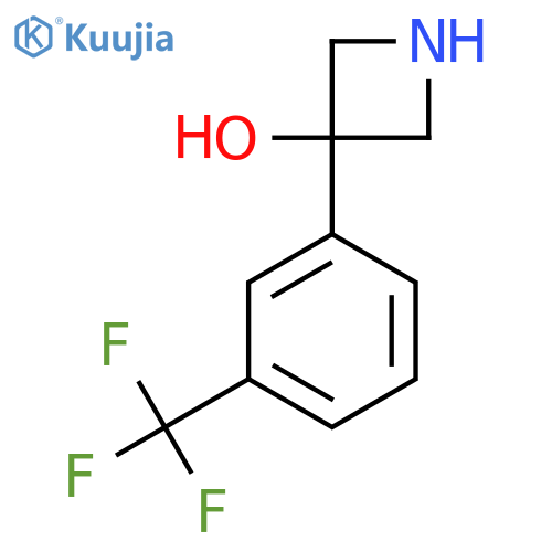 3-[3-(trifluoromethyl)phenyl]azetidin-3-ol structure