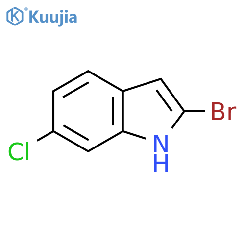 2-Bromo-6-chloro-1H-indole structure