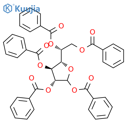 1,2,3,5,6-Penta-O-benzoyl-a,b-galactofuranose structure
