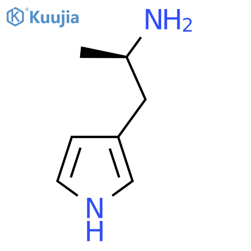 (2R)-1-(1H-pyrrol-3-yl)propan-2-amine structure