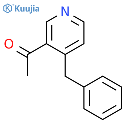 Ethanone, 1-[4-(phenylmethyl)-3-pyridinyl]- structure