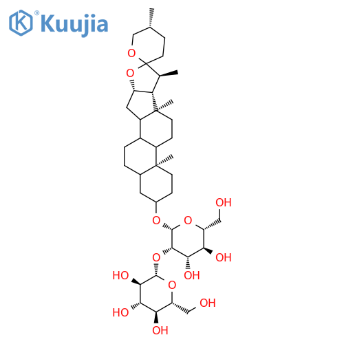 b-D-Mannopyranoside, (3b,5b,25R)-spirostan-3-yl 2-O-b-D-glucopyranosyl- (9CI) structure