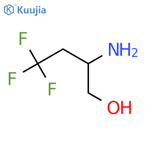(2R)-2-amino-4,4,4-trifluoro-butan-1-ol structure