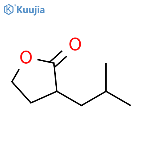 2(3H)-Furanone, dihydro-3-(2-methylpropyl)- structure