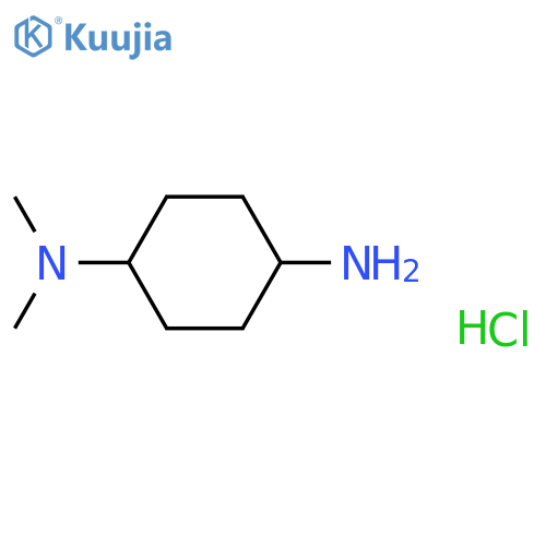 trans-N1,N1-Dimethylcyclohexane-1,4-diamine hydrochloride structure