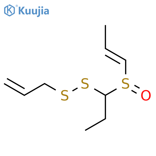 Disulfide, 2-propenyl 1-(1-propenylsulfinyl)propyl structure