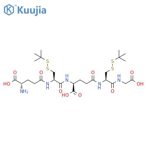 Glycine, N-[3-[(1,1-dimethylethyl)dithio]-N-[N-[3-[(1,1-dimethylethyl)dithio]-N-L-γ-glutamyl-L-alanyl]-L-γ-glutamyl]-L-alanyl]- (9CI) structure