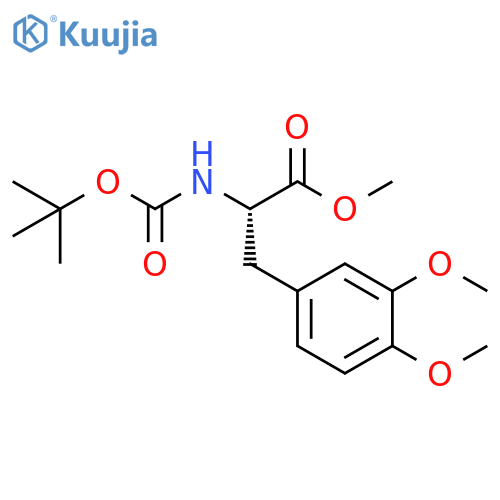 N-(1,1-Dimethylethoxy)carbonyl-3-methoxy-O-methyl-L-tyrosine Methyl Ester structure