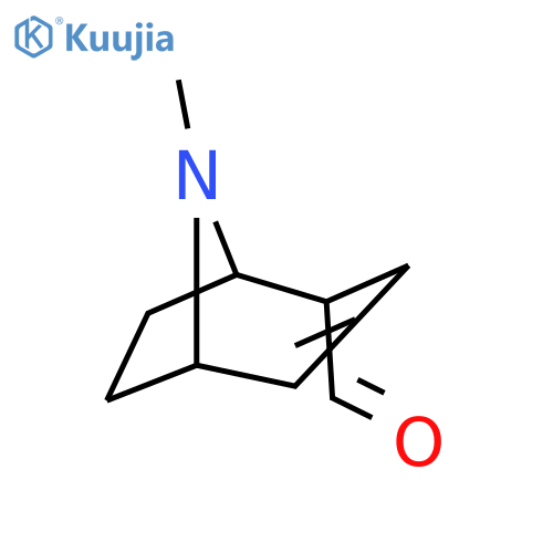8-Azabicyclo[3.2.1]oct-2-ene-2-carboxaldehyde, 8-methyl- (9CI) structure