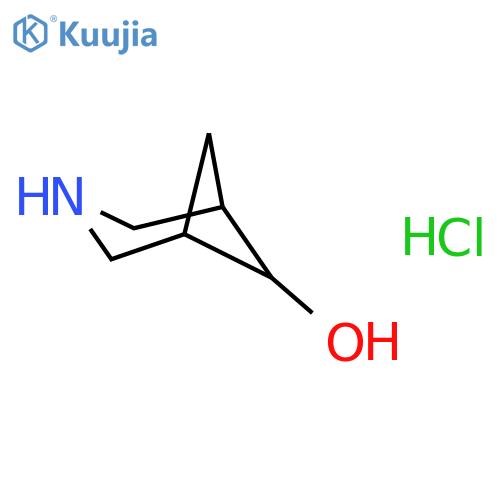 3-azabicyclo[3.1.1]heptan-6-ol;hydrochloride structure