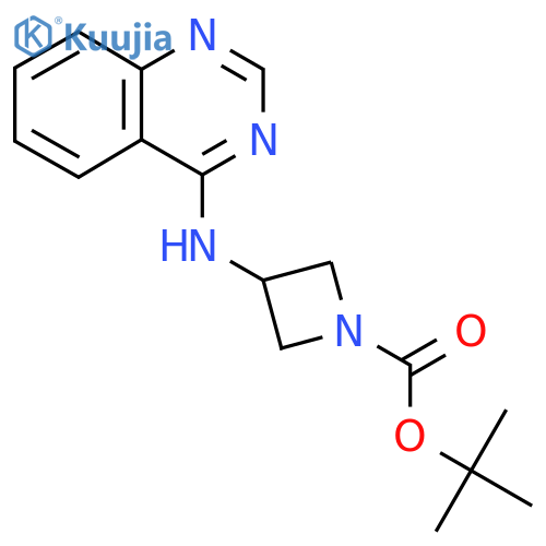 Tert-Butyl 3-(quinazolin-4-ylamino)azetidine-1-carboxylate structure