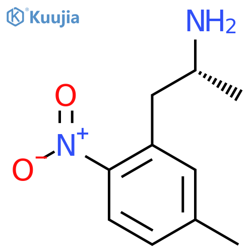 (2R)-1-(5-methyl-2-nitrophenyl)propan-2-amine structure