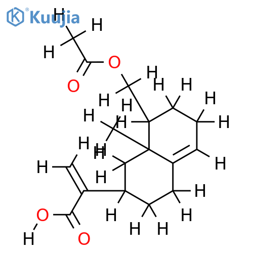 15-acetoxy-eremophila-1(10),11(13)-dien-12-oic acid structure