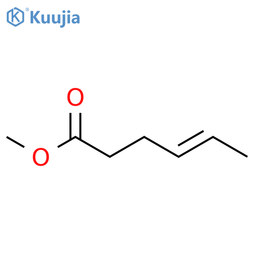 Methyl hex-4-enoate structure
