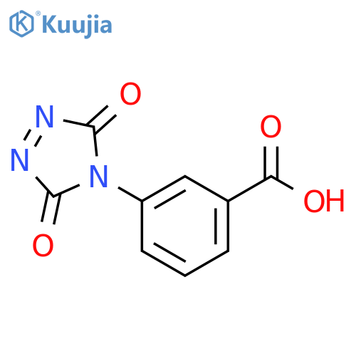 Benzoic acid, 3-(3,5-dihydro-3,5-dioxo-4H-1,2,4-triazol-4-yl)- structure