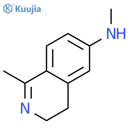 N,1-dimethyl-3,4-dihydroisoquinolin-6-amine structure