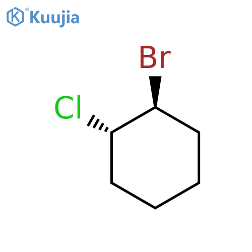cyclohexane,1-bromo-2-chloro-,trans- structure