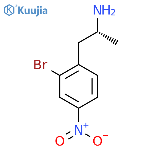 (2R)-1-(2-bromo-4-nitrophenyl)propan-2-amine structure