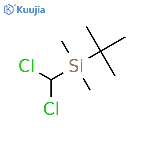 tert-Butyl(dichloromethyl)dimethylsilane structure