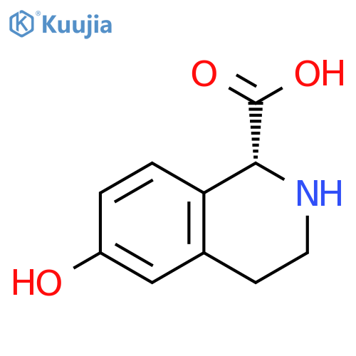 (R)-6-Hydroxy-1,2,3,4-tetrahydroisoquinoline-1-carboxylic Acid structure