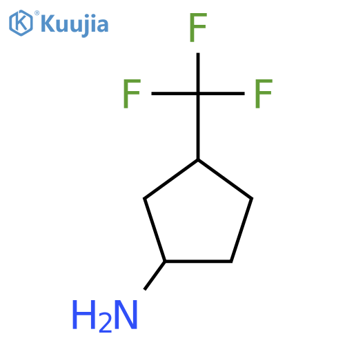 (1R,3S)-3-(trifluoromethyl)cyclopentan-1-amine structure