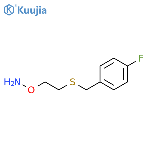 Hydroxylamine, O-[2-[[(4-fluorophenyl)methyl]thio]ethyl]- structure