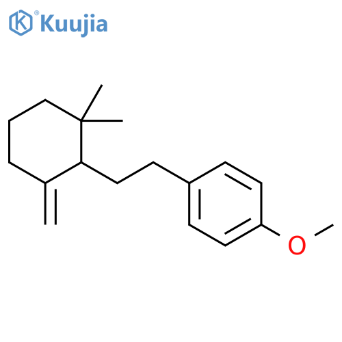 Benzene, 1-[2-(2,2-dimethyl-6-methylenecyclohexyl)ethyl]-4-methoxy- structure