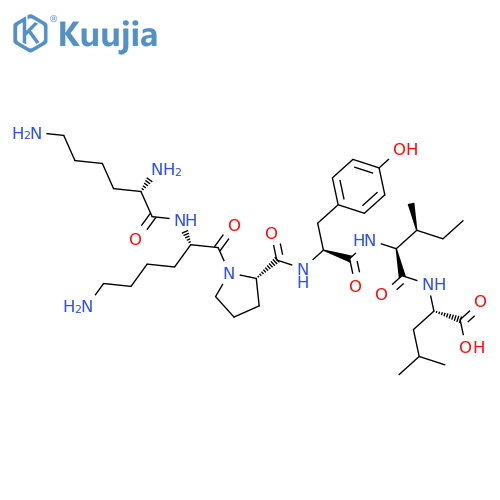 L-Leucine,L-lysyl-L-lysyl-L-prolyl-L-tyrosyl-L-isoleucyl- structure