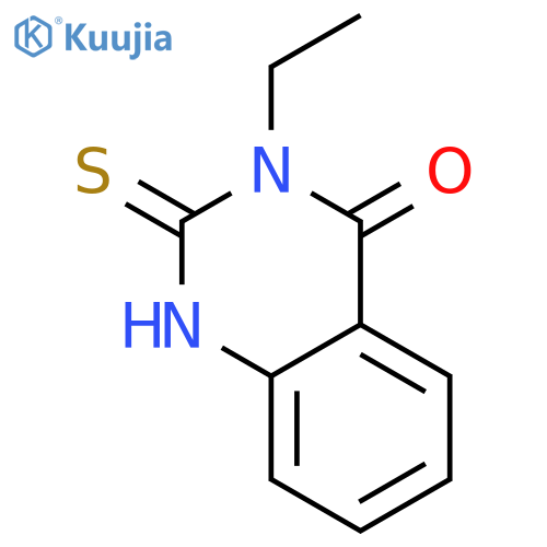 3-ethyl-2-sulfanyl-3,4-dihydroquinazolin-4-one structure