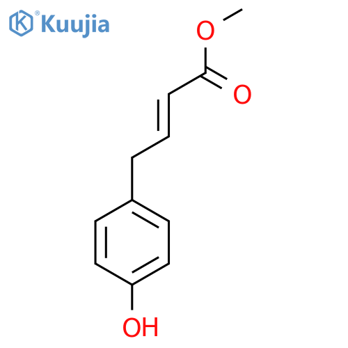 (E)-Methyl 4-(4-hydroxyphenyl)but-2-enoate structure