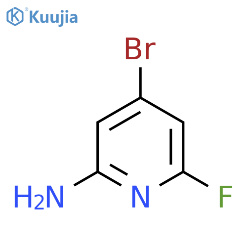 4-Bromo-6-fluoropyridin-2-amine structure