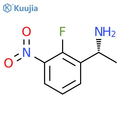 (1R)-1-(2-fluoro-3-nitrophenyl)ethan-1-amine structure