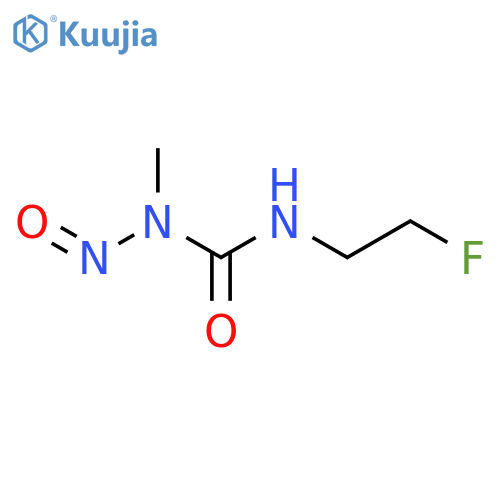 3-(2-fluoroethyl)-1-methyl-1-nitrosourea structure