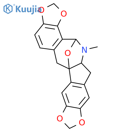 13-Methyl-5,7,17,19,25-pentaoxa-13-azaheptacyclo[12.10.1.01,12.02,10.04,8.015,23.016,20]pentacosa-2,4(8),9,15(23),16(20),21-hexaene structure