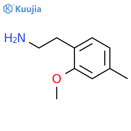 2-(2-methoxy-4-methylphenyl)ethan-1-amine structure